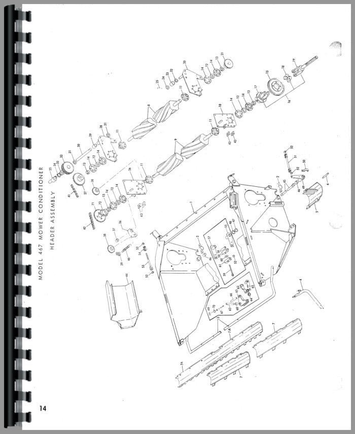 Parts Manual New Holland 467 Haybine | eBay