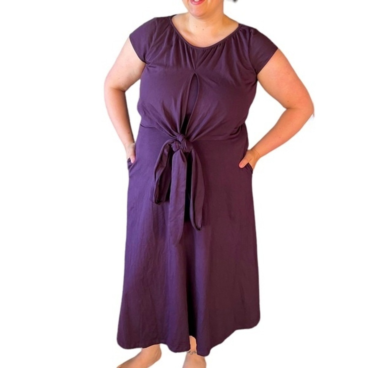 eshakti purple dress Just Right