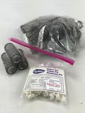 Hair Rollers Brush Flexible Spiral Curlers Lot Of 31 Plus 100 Roller Pix