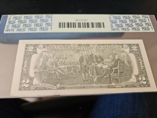 1995 Star FRN $2 Dollars Millennium. 1936-J* PCGS 65 Gem NEW - Picture 2 of 2