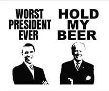 Vinyl Decal for Window - Worst President Ever (Various Colors/ Sizes)