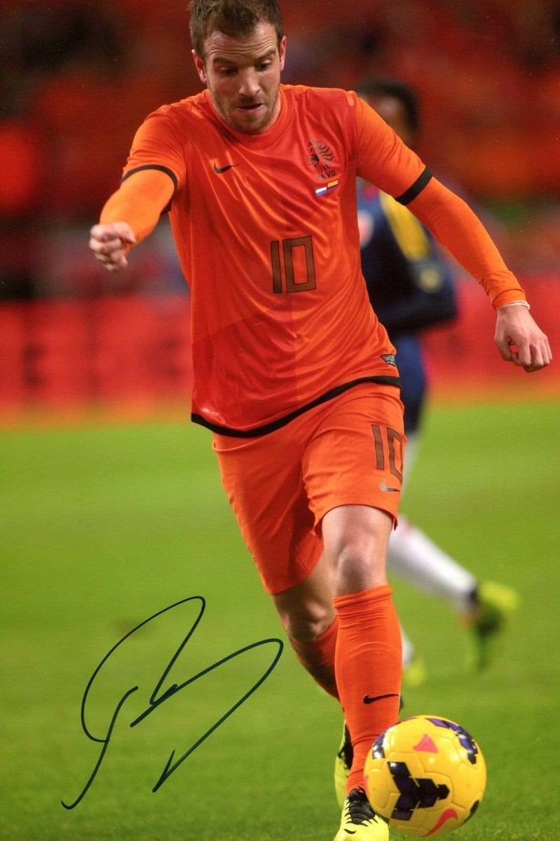 【レア】オランダ代表 VAN DER VAART SOCCER Rafael van der Vaart NETHERLANDS NATIONAL TEAM autograph