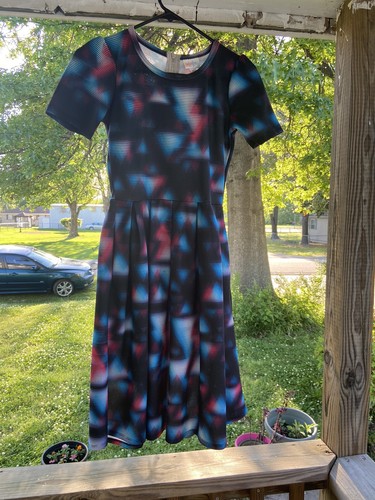 Preowned Lularoe Amelia Dress Size 