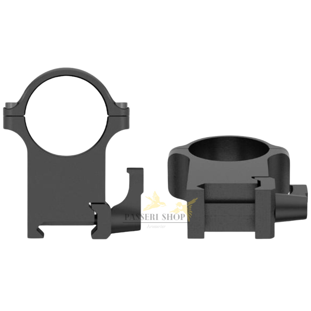 Colliers de montage acier 30mm haut pour éliminer le jeu sur rail 21mm