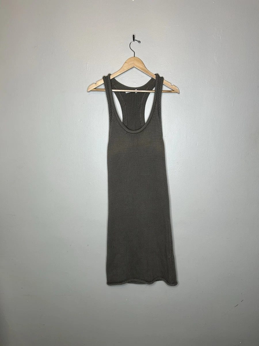 Alexander Wang Crochet Dress Women's P Beige Sleeveless Causal Bohemian |  eBay