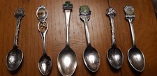 Mixed Silverplated Souvenir Spoons
