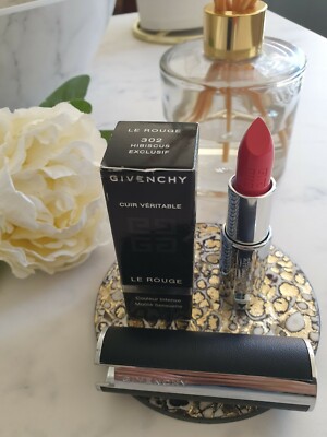 Givenchy Le Rouge Lipstick Shade 302 Hibiscus Exclusif oz