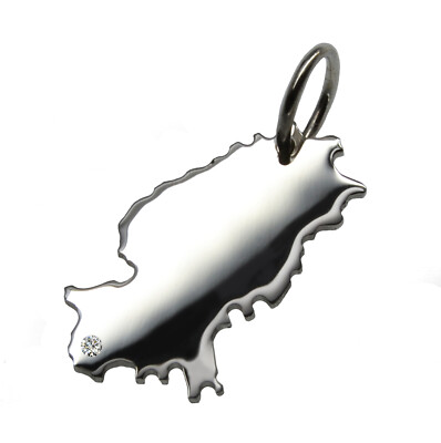 Ibiza pendant with a 0.015 ct diamond at your desired spot
