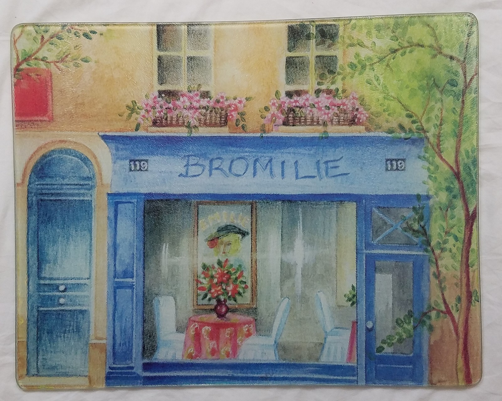 Kitchen Cutting Board Counter Saver 12 X 15 Tempered Glass Decor