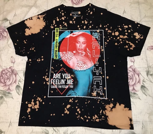 RARE Concert Ultimate AALIYAH WERE MEANT TO BE Grap 2000s vintage concert t-shirt, vintage, single stitch, B+ condition