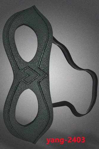 Green Arrow Season 4 Oliver Eye Mask in Stock Black Mask Halloween Costume Prop - Picture 3 of 3