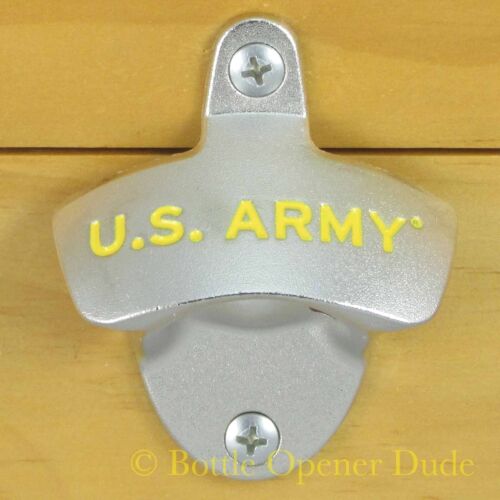 U.S. ARMY Wall Mount Bottle Opener Metal Zinc Alloy Licensed NEW! - Photo 1 sur 3