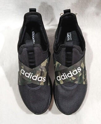 adidas Puremotion Adapt Black Camo Women's Slip On Sneakers-Size