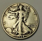 1934 P Nicer Low Mintage Walking Liberty Half Dollar
