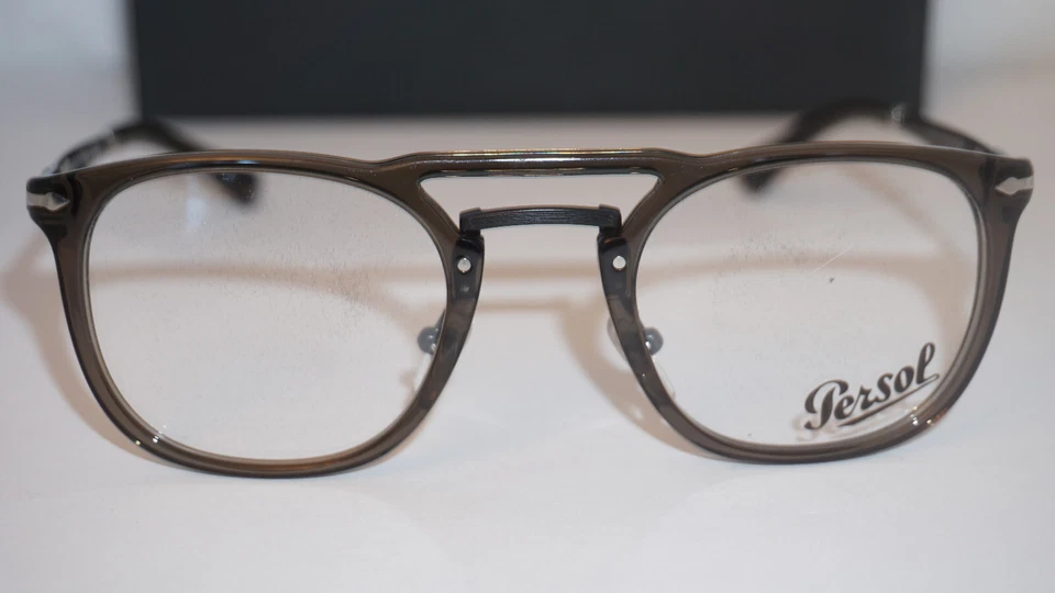 Gafas Persol nuevas lentes de demostración Opal Smoke PO3265V 1103 48 22 140 Foto 3 de 4