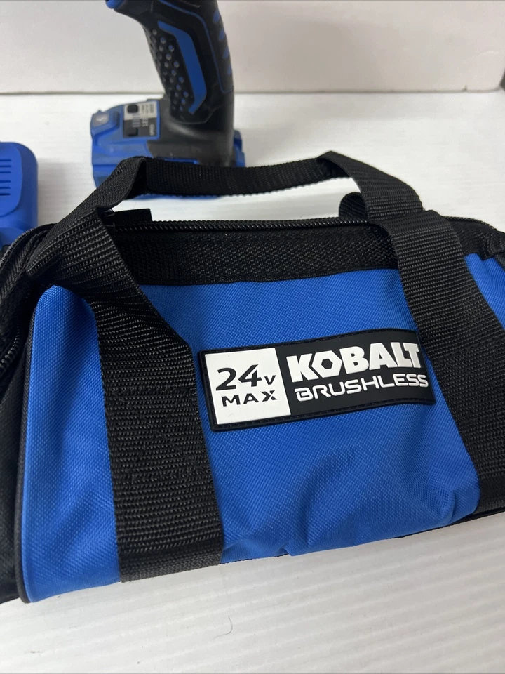 Kobalt 24V Max Brushless 1/4'' Impact Driver KID124B-03 w/Bag, Charger & Battery - Image 4 of 4