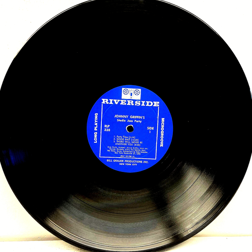 Johnny Griffin Studio Jazz Party 1961 Vinyl Riverside Records 1st Press - Picture 2 of 4
