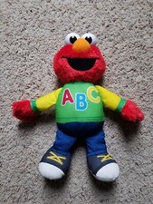 Sesame Street Singing ABC's Learning Alphabet Elmo Plush Doll Toy 12" Playskool