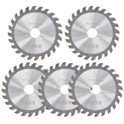 5x TCT Kreissägeblatt Sägeblatt 85mm x 15mm x 24 Zähne für Kappsäge Handsäge