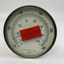 H.O. TRERICE CO 52-2237 THERMOMETER 50 -300 F 10 -150 C