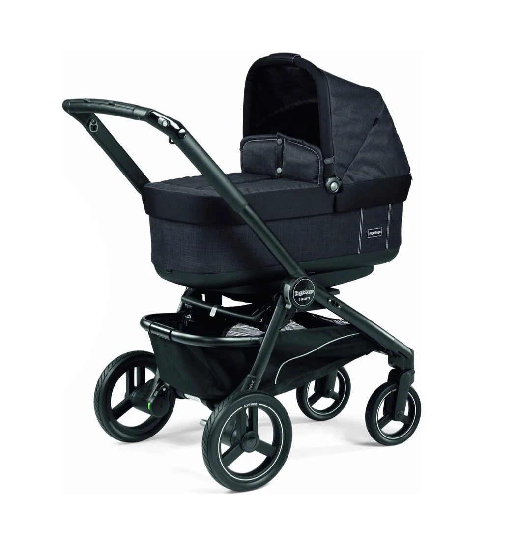 Peg Perego Team Stroller with Bassinet in Onyx eBay