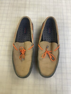 SWIMS Braided Lace Lux Loafer Driver Shoes Tan Brown Boat Water Men's  Size 10