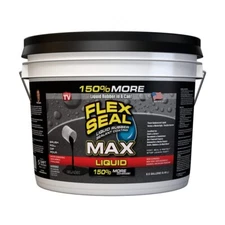 Flex Seal Liquid MAX, 2.5 Gallon, Black, Liquid Rubber Coating Sealant