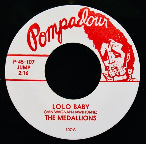 THE MEDALLIONS & THE GAILTONES~R&B Doo-Wop 45~POMPADOUR Records #107~Near Mint - 第 1/2 張圖片