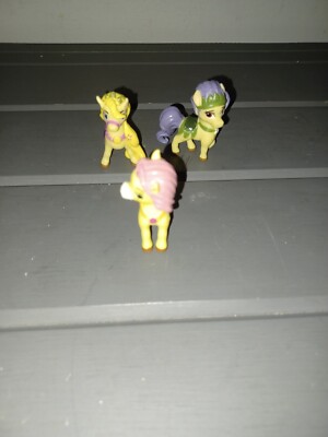 Disney Palace Pets Mini Princess Animal Figures Lot Of 3 Horses Ponies Pony