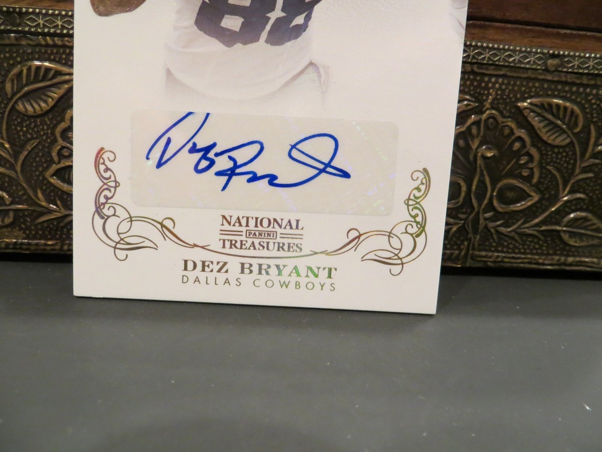 National Treasures Century Signatures Autograph Cowboys Dez Bryant