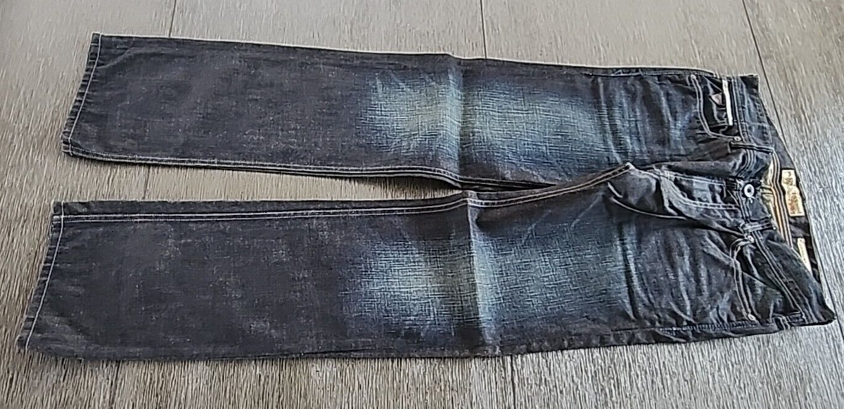 Jean Homme Guess Lincoln Slim Straight - Taille 28 X 33, 100% Coton, Neuf Avec étiquettes