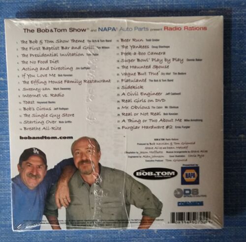 Bob and Tom Radio Rations CD 2007 New Sealed - Picture 2 of 3