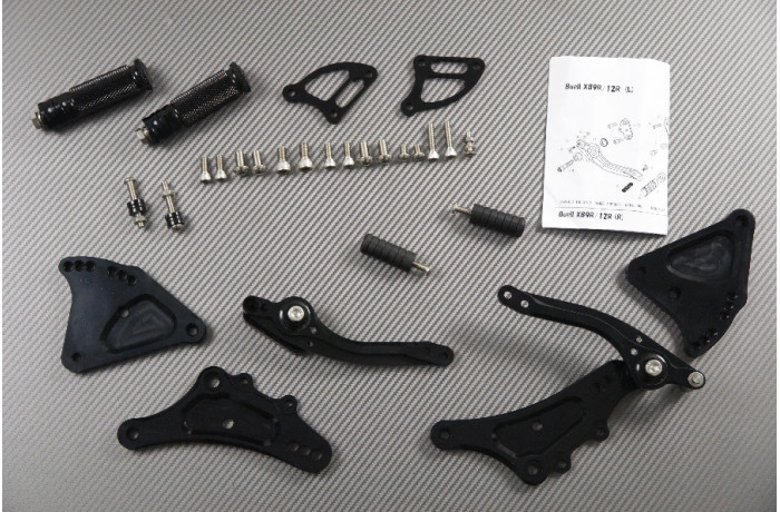Commandes reculées BUELL XB9R racing pour sorties sur piste Firebolt 2002-2009 - 2