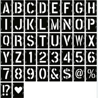 Numbers Stencils For Painting 2/3/4/5inch Numbers Templates DIY craft