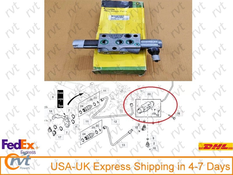 RE203009 SELECTIVE CONTROL VALVE FITS FOR JOHN DEERE TRACTOR----FREE SHIPPING