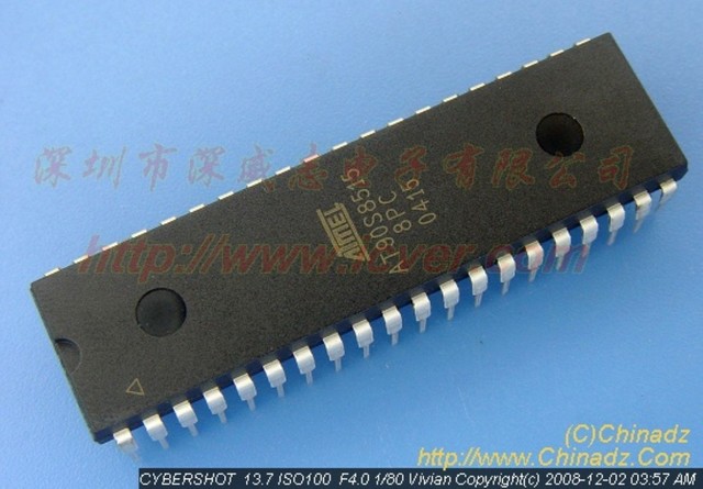Atmel At90s8515-8pc Microcontroller 8kb Flash 40 Pin PDIP for sale ...