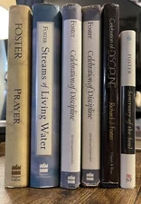 Lot of 6 Richard Foster Books (HB) See description for titles and condition.