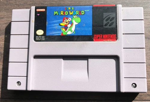Super Mario World Super Nintendo SNES Authentic Tested Game Only