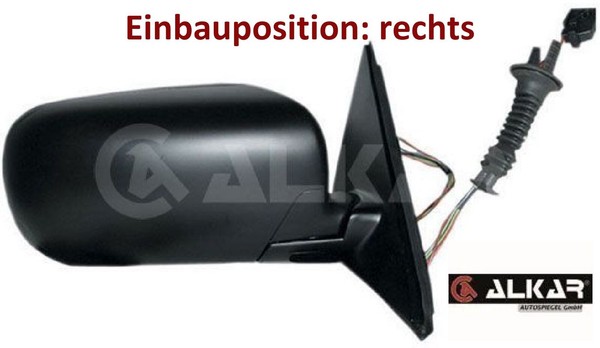 Alkar 6126845 AußEnspiegel Rechts Spiegel AußEn FüR BMW-image