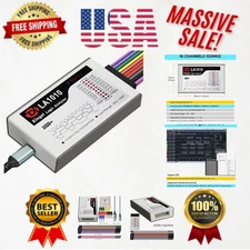 16 Channel USB Logic Analyzer - 100MHz Portable Instrument for Windows/Mac/Linux