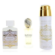 Lattafa Unisex Bade'e Al Oud Honor  Glory 3pcs EDP Gift Set Fragrances