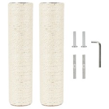 2.9in 7.4cm Diameter Cat Tree Replacement Post Parts Sisal Scratching Pole M...