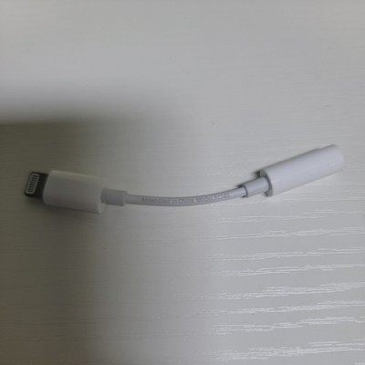 OEM Apple Lightning to Headphone Jack AUX Adapter For iPhone X 11 12 13 14 A1749
