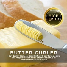1pc Stainless Steel Butter Spreader - Reusable Knife for Jam & Cheese
