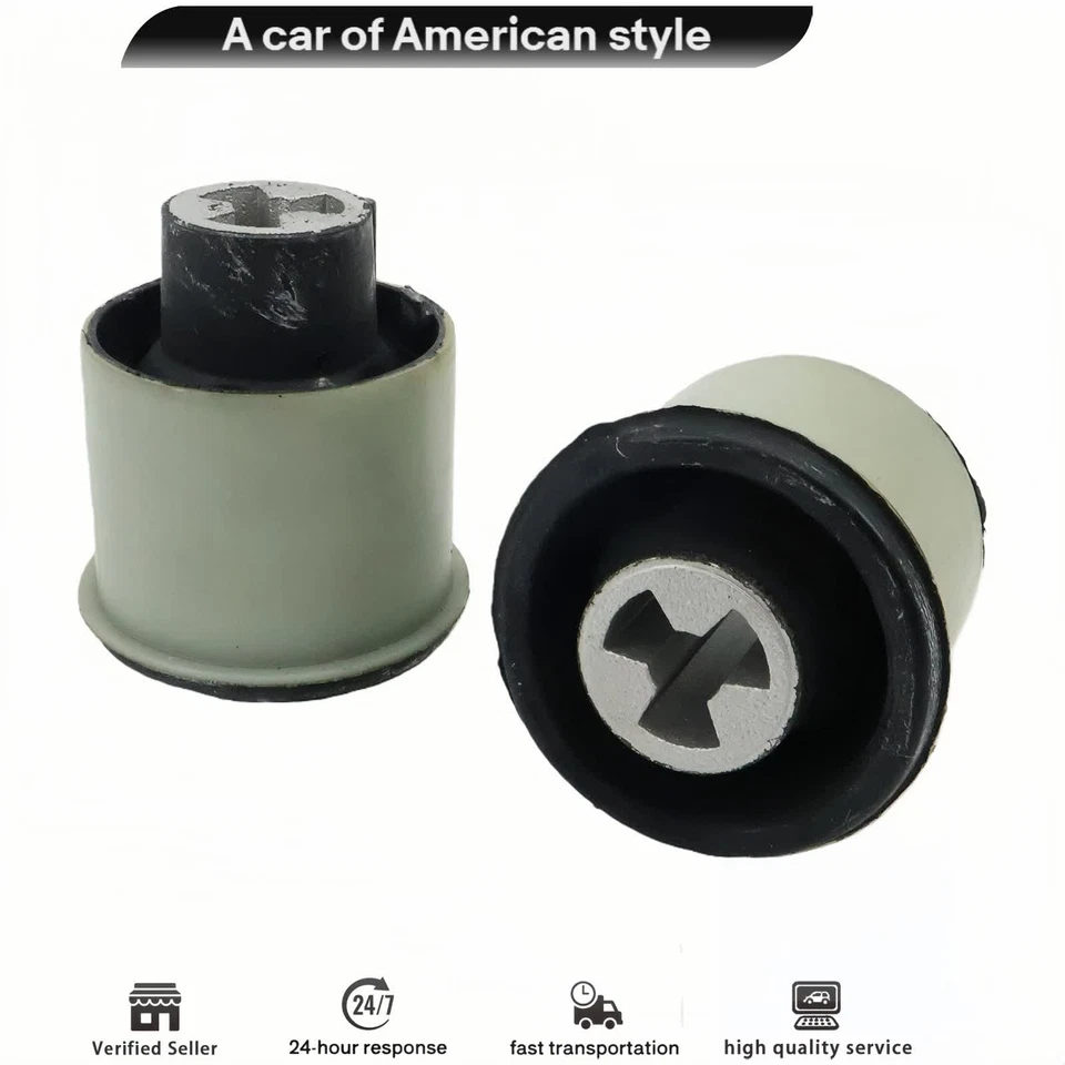 Fits Volkswagen Beetle Jetta Golf Audi TT TT Quattro 2X Axle Beam Rubber Mount - Изображение 4 из 4