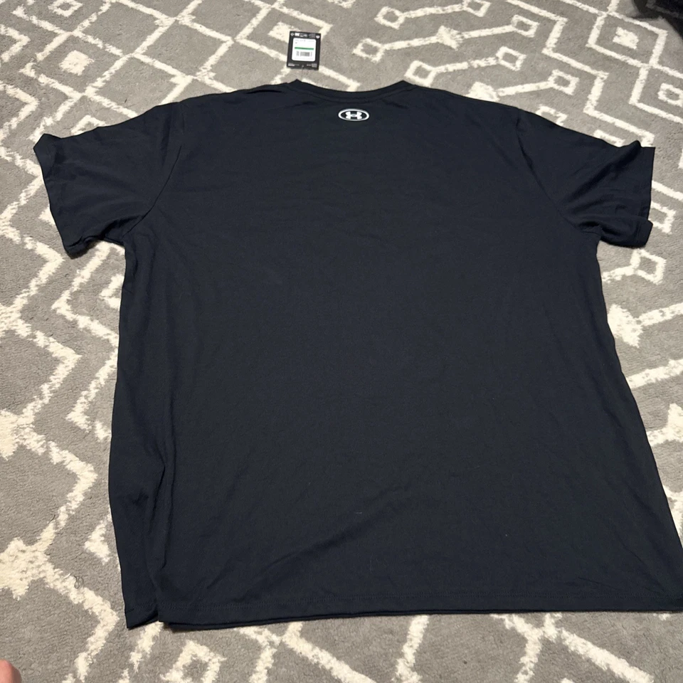 Camiseta de golf Under Armour para mujer cuello redondo manga corta tenis etc. Negro Talla L Nuevo con etiquetas Foto 3 de 3