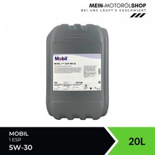 Mobil 1 ESP 5W-30 VW 507 504 Mercedes Opel BMW LL-4 ACEA C3 20 Liter Mobil 1 ESP 5W-30 VW 507 504 Mercedes Opel BMW LL-4 ACEA C3 20 Liter