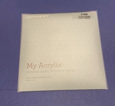 Close To My Heart My Acrlix stamp set D1630 Curlicue Alphabet Used 