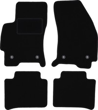 Fußmatten Automatten Velours Schwarz für Ford Mondeo MK3 2001-2007 4-tlg