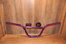 Manubrio BMX 20" stile libero vecchia e nuova scuola oil slick (jet fuel)